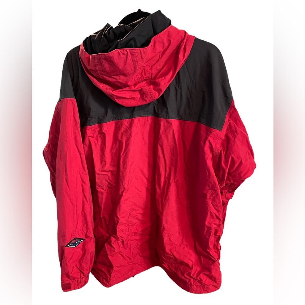 Columbia Vintage 90’s Red Oversized Omni Tech Nylon Jacket Men’s Size La… - Picture 3 of 7